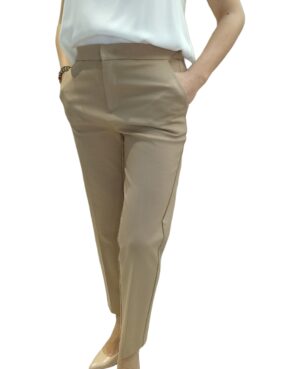 Παντελόνι ελαστικό με λάστιχο camel