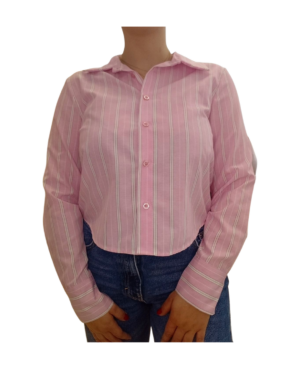 Πουκάμισο ριγέ cropped