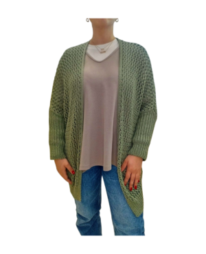 Πλεκτή ζακέτα δίχτυ