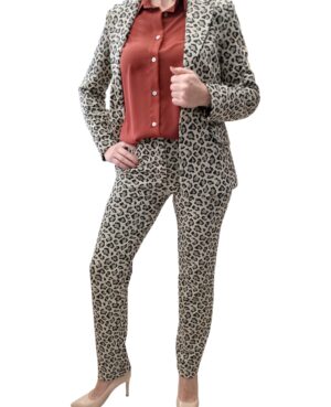 Κοστούμι ίσια γραμμή leopar