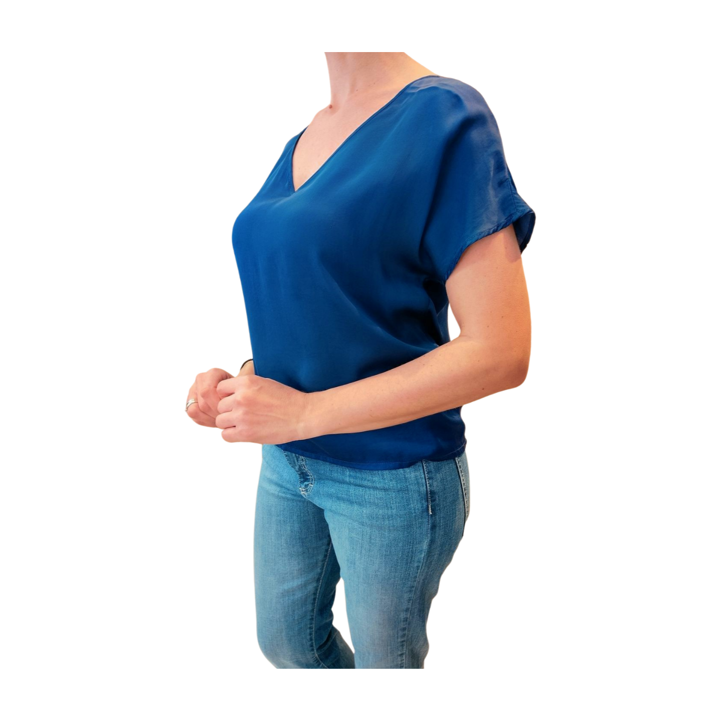 Κοντομάνικο t-shirt 'Blu' Viscose - Image 2