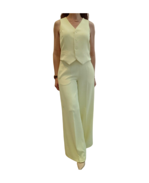 Σετ Παντελόνα-Γιλέκο Lemon Παστέλ