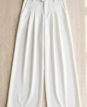 Wide leg fit παντελόνα
