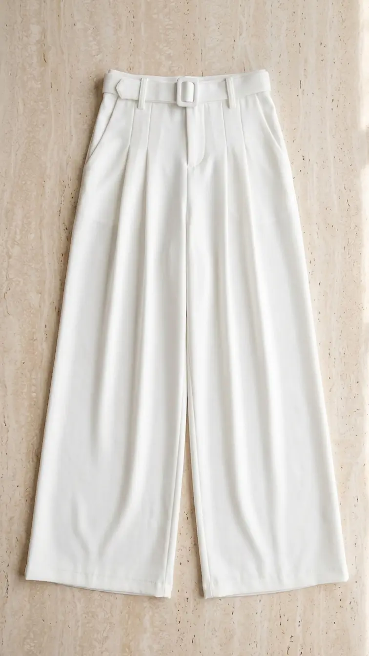 Wide leg fit παντελόνα