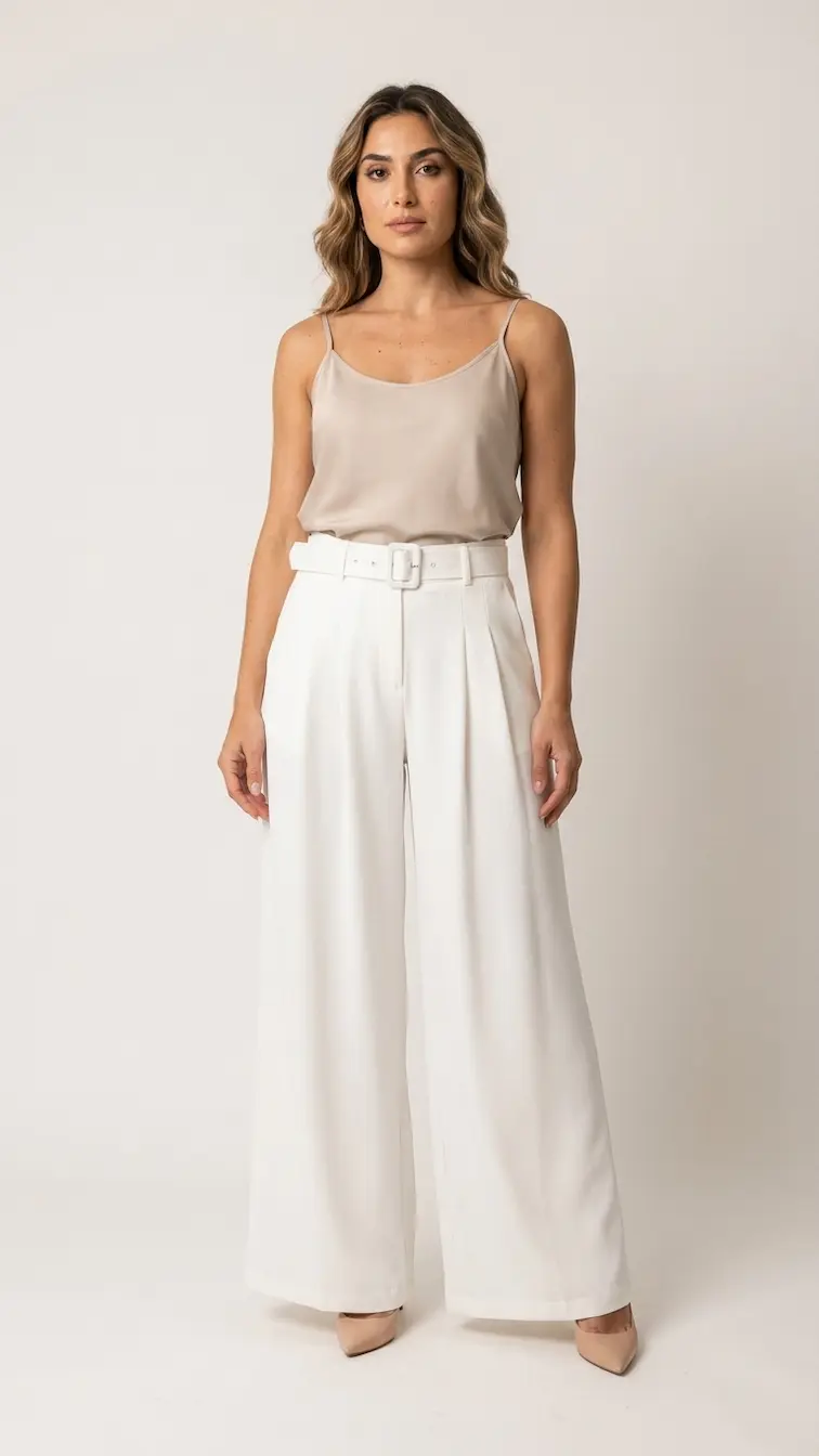 Wide leg fit παντελόνα - Image 2