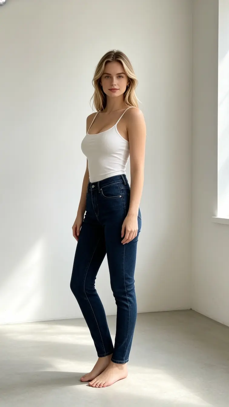 Τζιν Παντελόνι Slim fit Push-up - Image 2