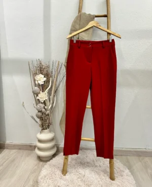 Παντελόνι office κόκκινο